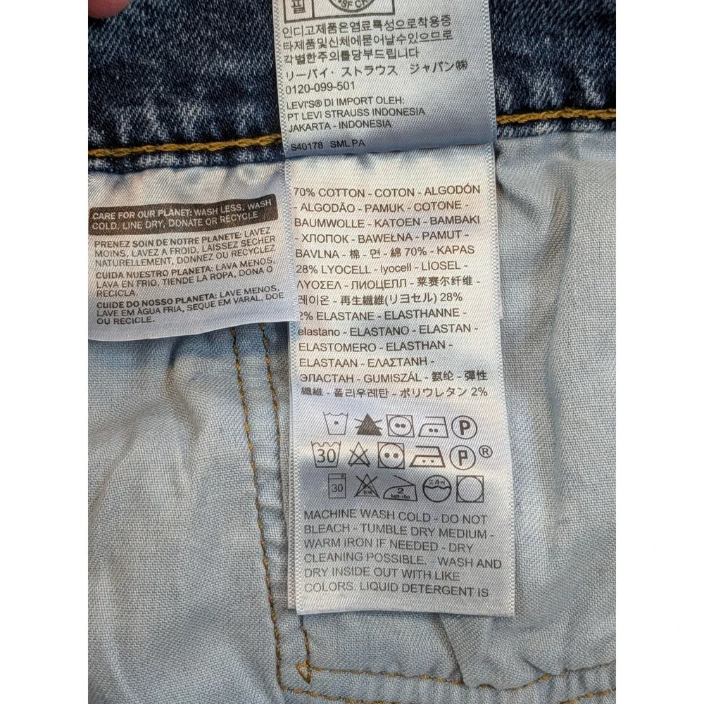 Levis 514 Straight Fit Mens Jeans 34x34 Medium Wash Blue Stretch
